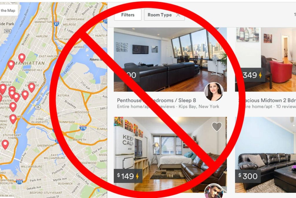 New York : airbnb website crackdown - airbnb website crackdown New York