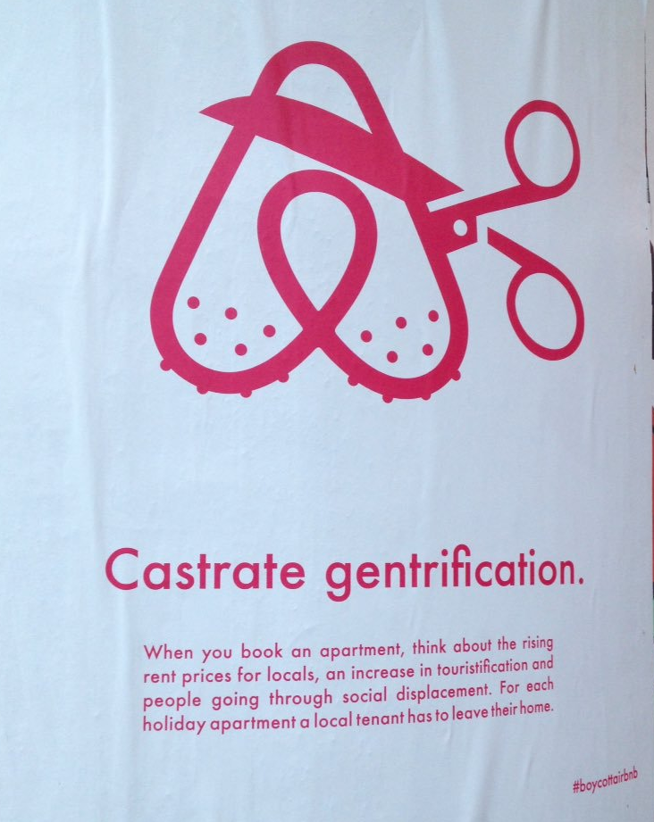 Berlin : castrate gentrification - castrate gentrification anti airbnb berlin