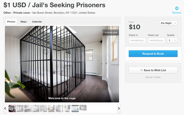 jail cage airbnb - jail cage airbnb